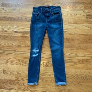 JOES the Andie mid rose skinny crop in FLAWLESS SZ 25